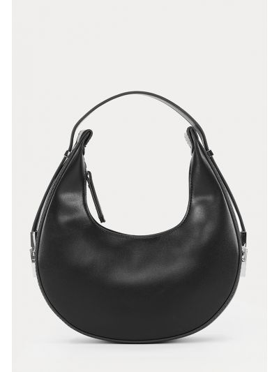 Top Handle PU Leather Hobo Bag -Sale