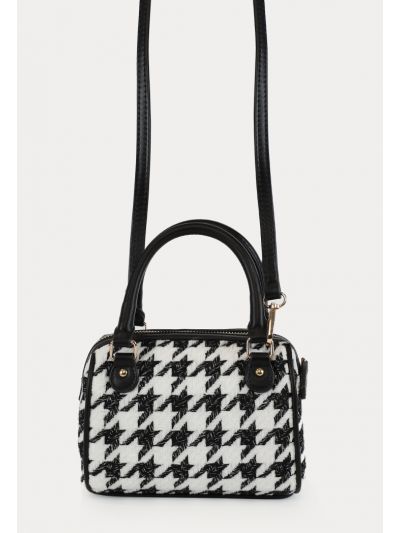 Jacquard PU Leather Crossbody Hand Bag -Sale