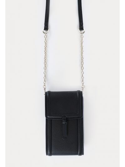 Chain Leather Strap Chic Phone Bag -Sale