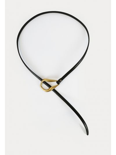 Thin PU Leather Solid Leather With Zinc Metal DÃ©cor -Sale
