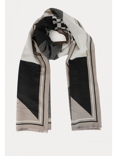 Geometric Design Pattern Pashmina Shawl -Sale