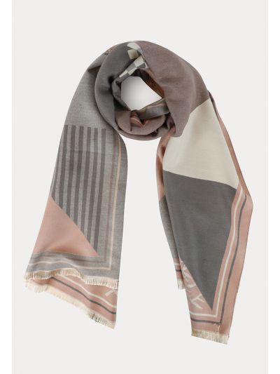 Geometric Design Pattern Pashmina Shawl -Sale