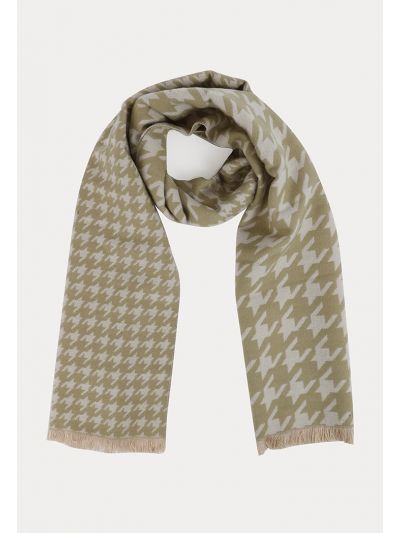 Houndstooth Knitted Kids Pashmina -Sale