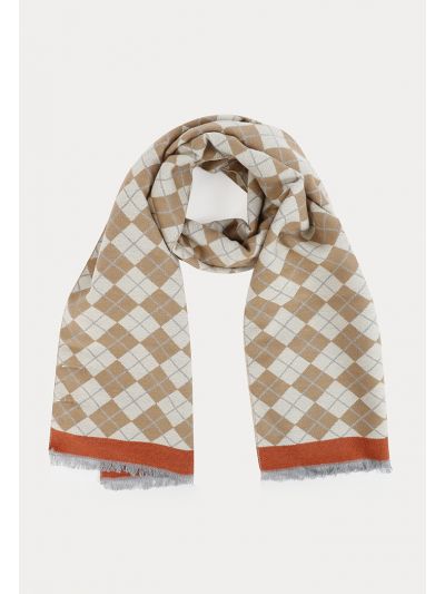 Diamond Shapes Knitted Kids Pashmina -Sale
