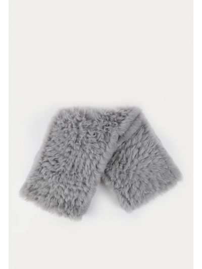 Soft Faux Fur Round Scarf -Sale