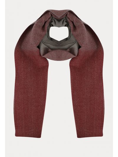 Ombre Textured Two Toned Winter Scarf -Sale