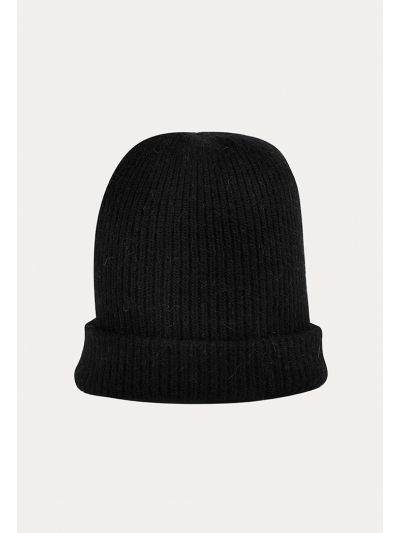 All Over Ribbed Knitted Slouchy Beanie -Sale