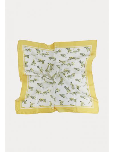 Framed All Over Printed Square Scarf -Sale