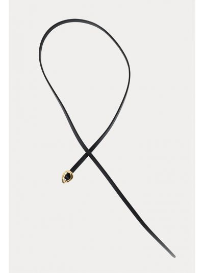Thin Synthetic Leather Metal Buckle Belt -Sale