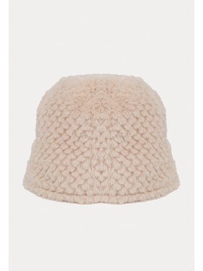 Quilted Textured Winter Bucket Hat -Sale