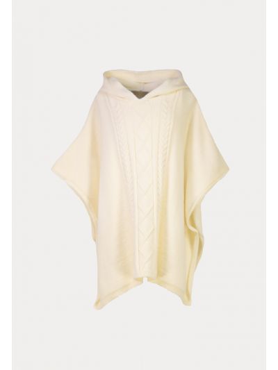 Braided Knitted Hooded Sleeveless Winter Vest