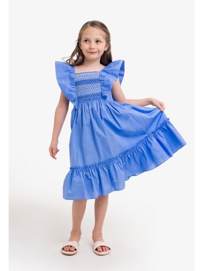 Ruffled Detailed Summer Dress