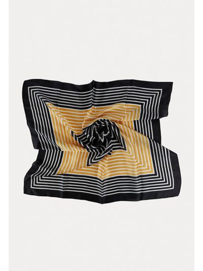 Geometric Printed Square Scarf