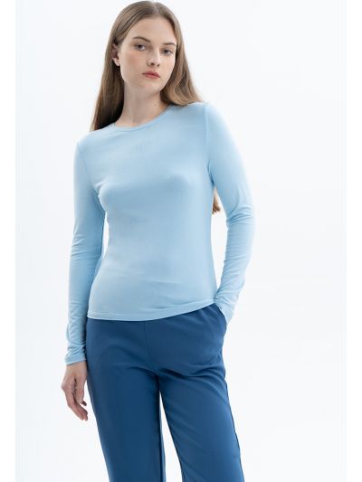 Long Sleeve Basic Solid Top -Sale