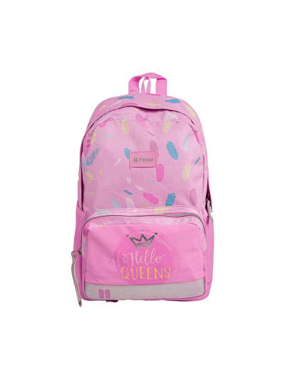 Pause Queen Backpack 17 Inch With Pencil Case