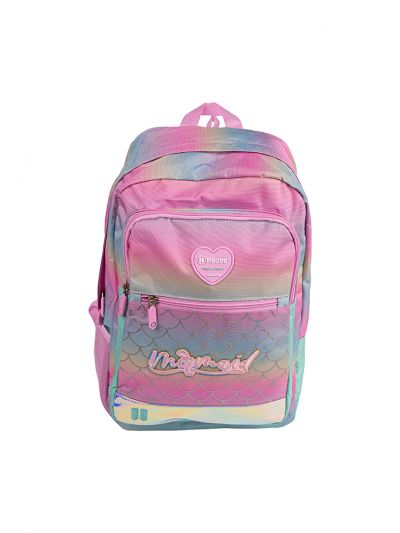 Pause Mermaid Backpack 17.5 Inch With Pencil Case