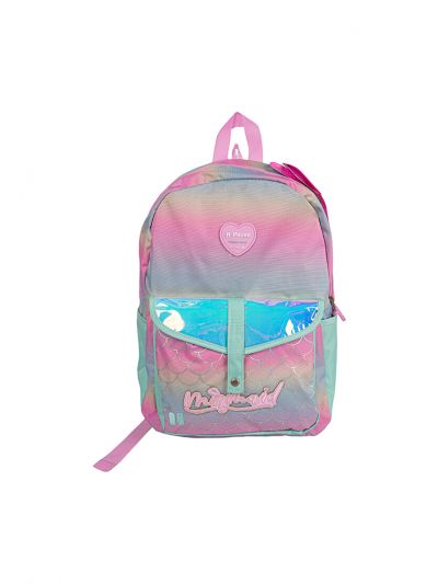 Pause Mermaid Backpack 17 Inch With Pencil Case