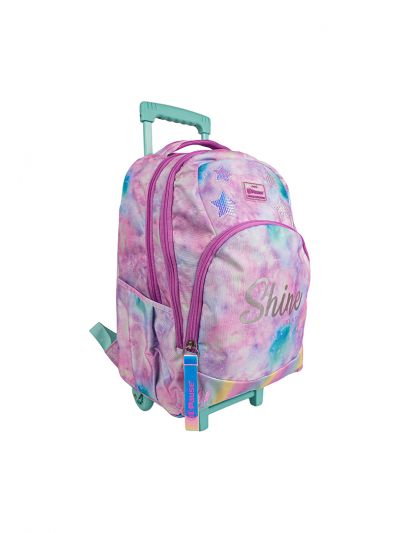 Pause Galaxy Trolley Bag 18 Inch With Pencil Case