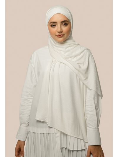 Arrow Pattern Textured Hijab