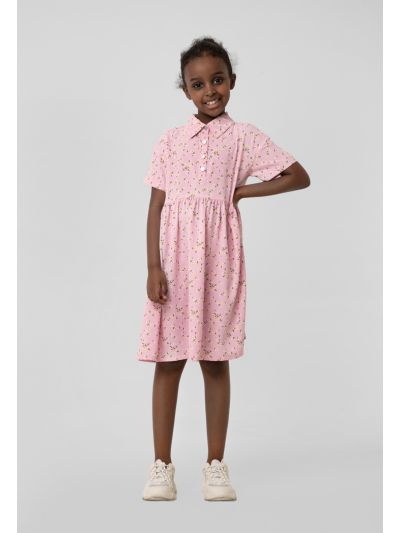 Girls Floral Pattern Midi Dress -Sale
