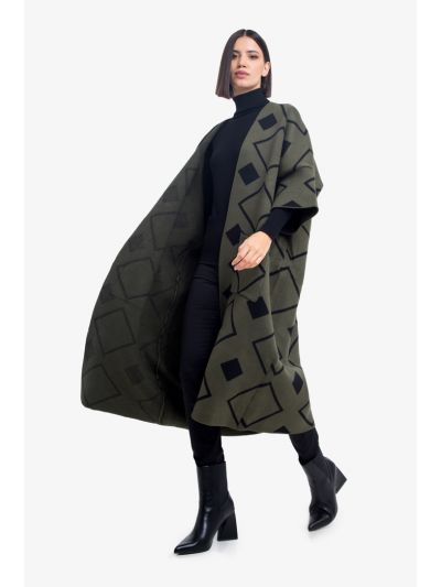 Maxi Open Contrast Besht  -Sale