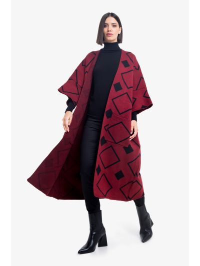 Maxi Open Contrast Besht  -Sale