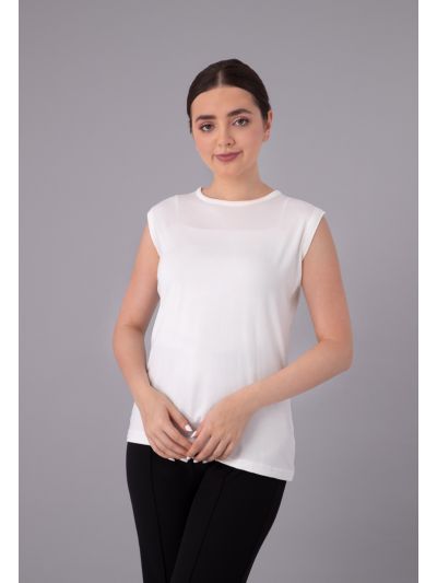 Crew Neck Solid Basic Knitted T-Shirt(Free Size)