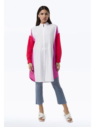 Classic Color block Midi Top -Sale