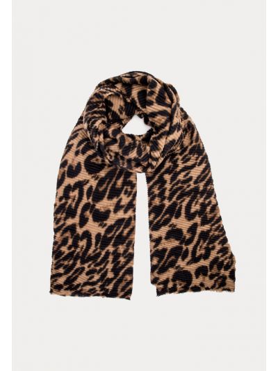 Oblique Animal Printed Scarf