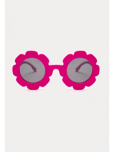Floral Frame Shaped Sunglasses