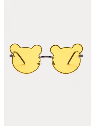 Decorative Bear Lens Sunglasses