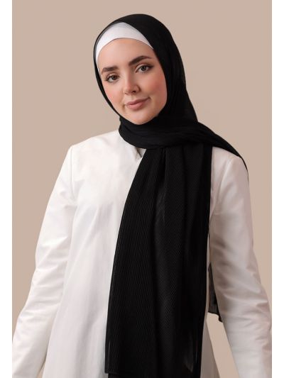 Chiffon Pleated Scarf