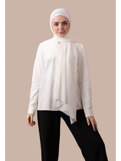Chiffon Pleated Scarf