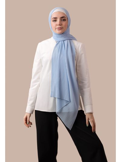 Chiffon Pleated Scarf