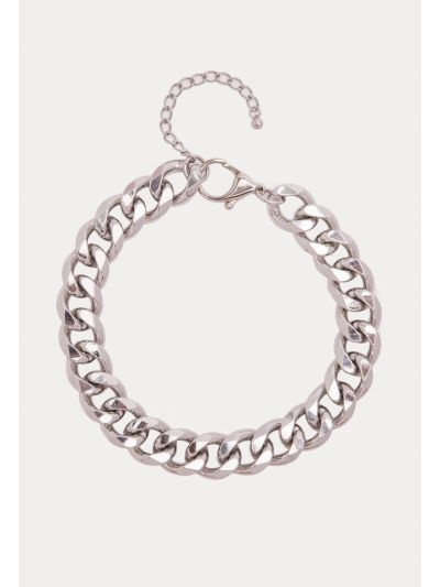 Solid Chunky Link Chain Necklace