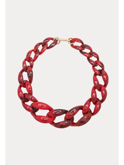 Bold Chunky Curb Chain Link Collar Necklace