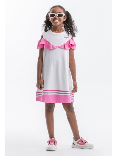 Powerpuff Girls Sleeveless Dropped Ruched Dress -Sale