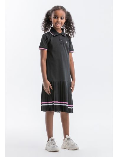 Powerpuff Girls Collared Pleated Hem Dress -Sale