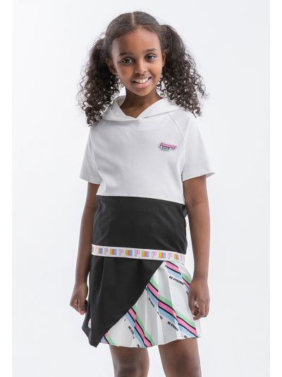 Powerpuff Girls Colorblock Hooded Blouse -Sale