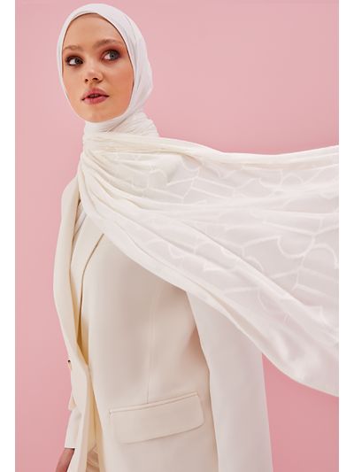 حجاب مونوغرام سادة
