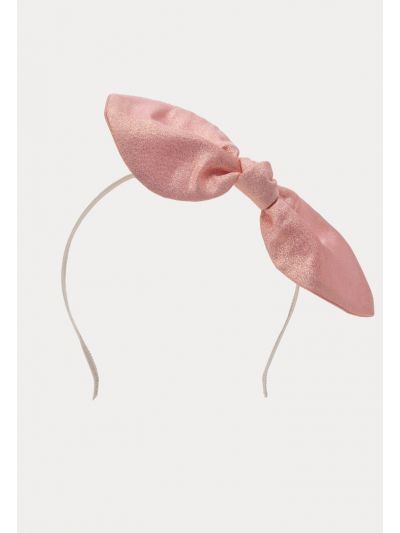 Lurex Bow Knotted Slim Headband -Sale