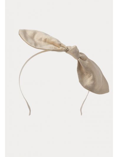 Lurex Bow Knotted Slim Headband -Sale