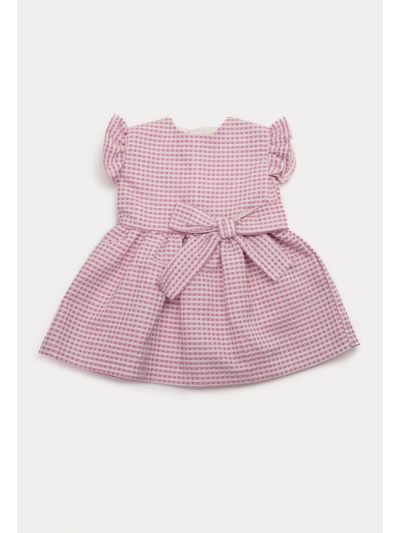 Ruffles Shoulders Doll Dress With Flower -Sale