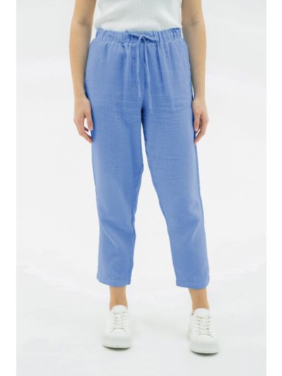 Regular Fit Textured Pants -Sale