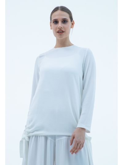 Solid Self Tie Up Top -Sale