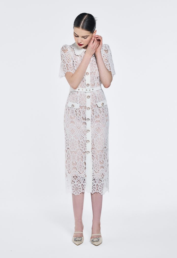 Lace white top short sleeve online