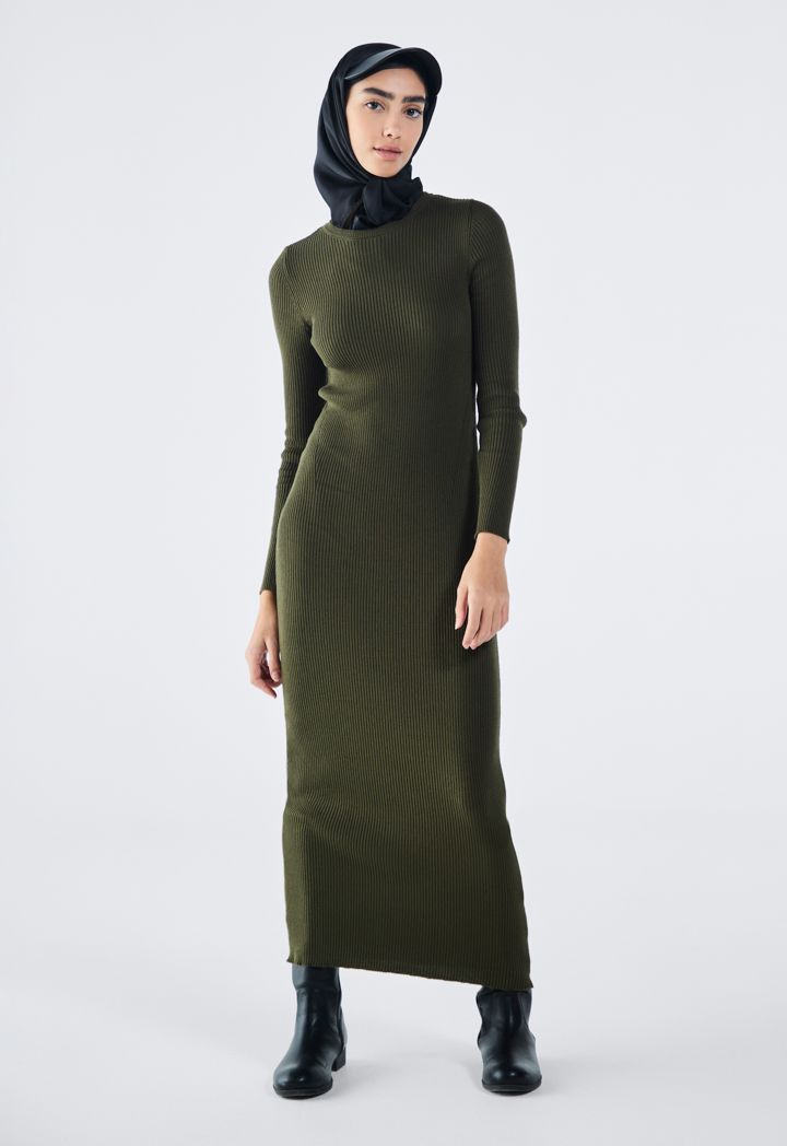 Knitted bodycon dress hot sale