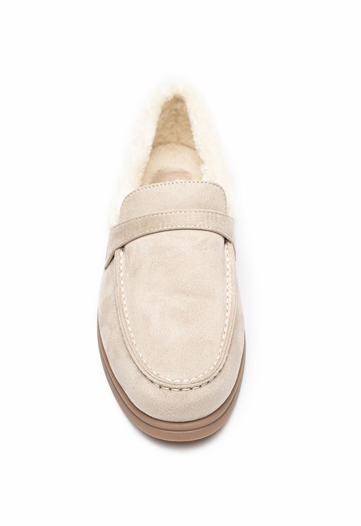 Faux fur loafers store