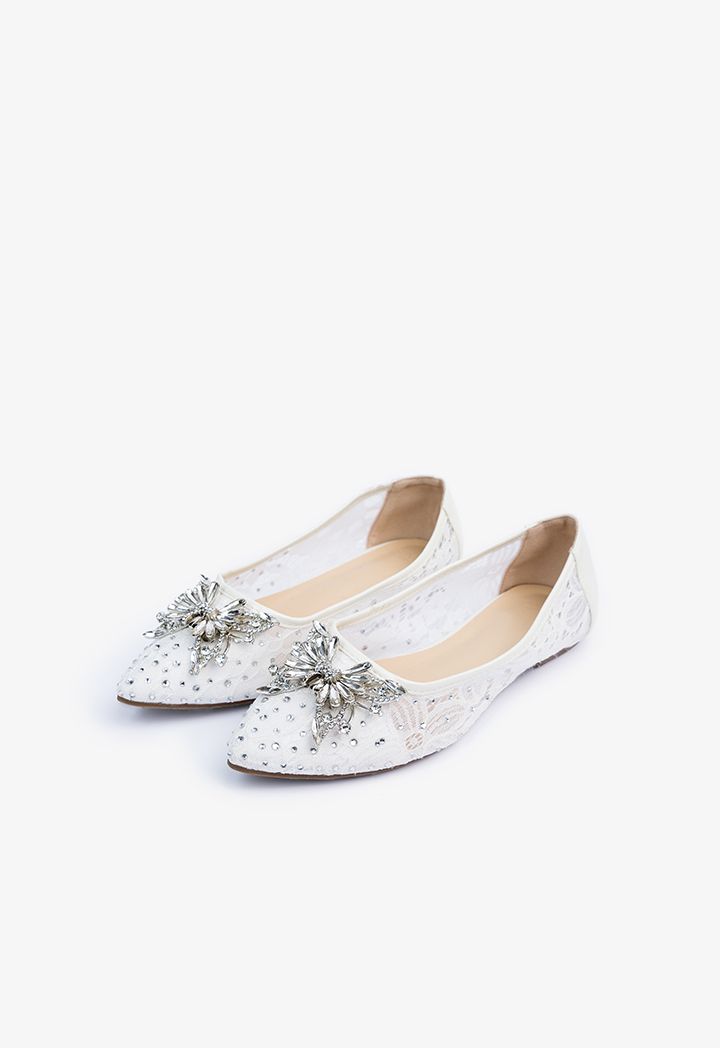 Lace ballerina shoes new arrivals