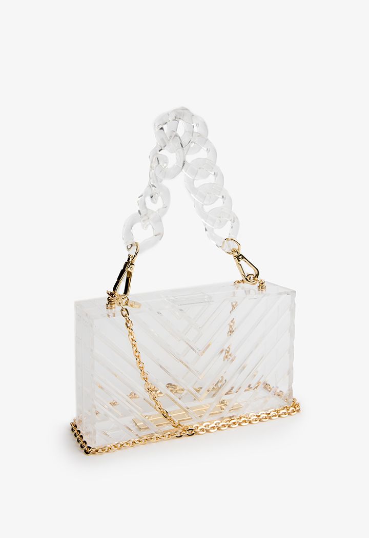 Clear clutch bag outlet